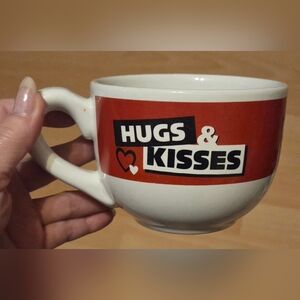 Vtg Hugs & Kisses Coffee Tea Mug Cup Gift Planter Idea!